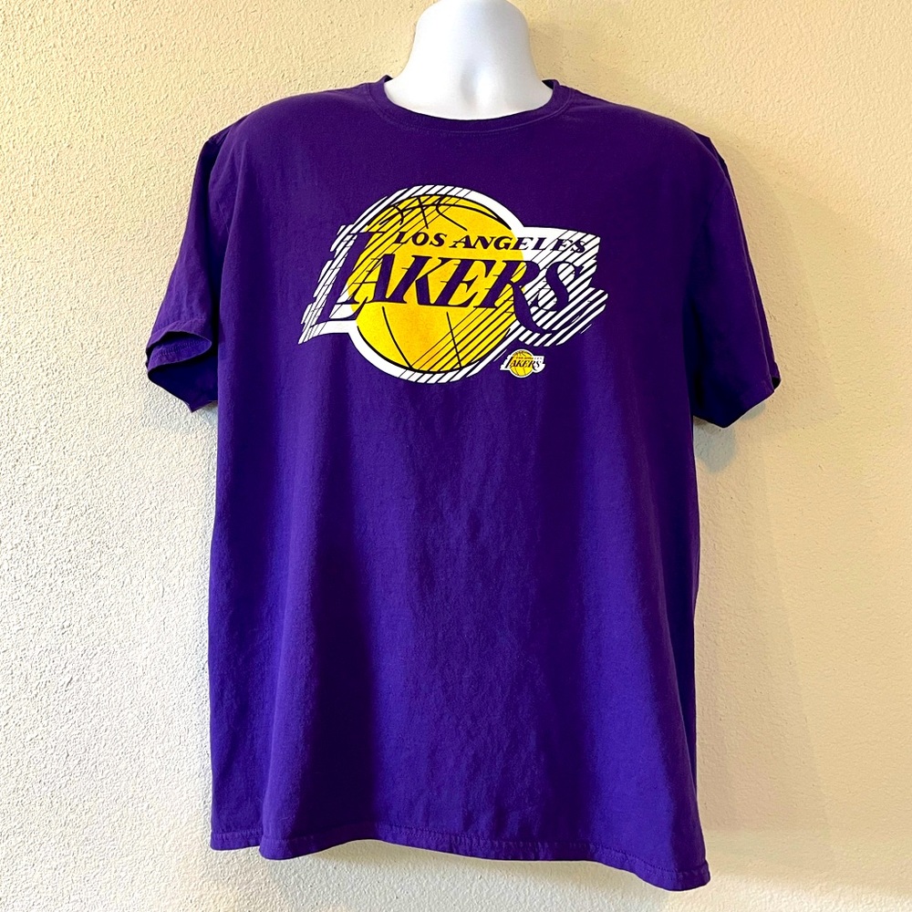Majestic Men's Los Angeles Lakers Legendary Purple & Gold T-Shirt Size XL